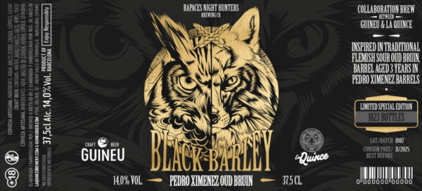 BLACK BARLEY - OUD BRUIN PEDRO XIMENEZ BARREL AGED x6 - Imagen 2